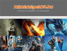 Tablet Screenshot of hatterkepek24.hu